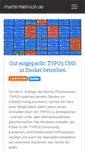 Mobile Screenshot of martin-helmich.de